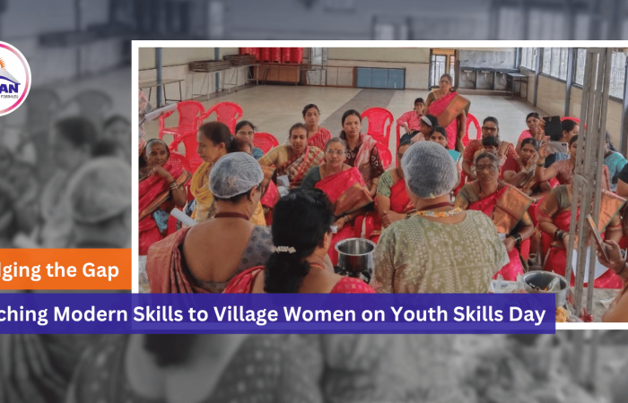 Bridging the Gap: Teaching Modern Skills to Village Women on Youth Skills Day