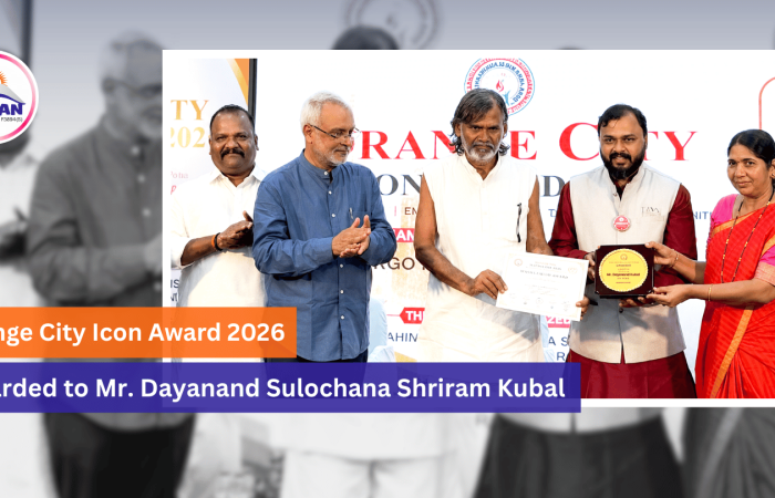 Mr. Dayanand Shriram Kubal Honored with the Orange City Icon Award 2026