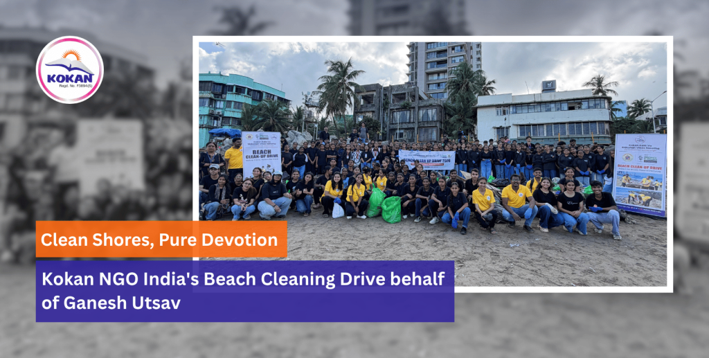 Beach Cleaning Drive 2026, Ganesh Utsav, Environmental Awareness, Kokan NGO India