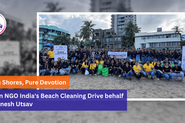 Clean Shores, Pure Devotion: Kokan NGO India’s Beach Cleaning Drive behalf of Ganesh Utsav