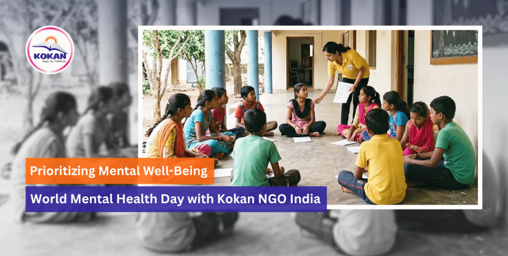 World Mental Health Day, mental health, mental well-being, mental health awareness, Kokan NGO India