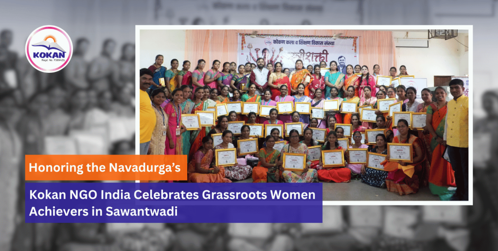 Sanman Naricha 2026, Navdurga, Women felicitation, Women Empowerment, Kokan NGO India
